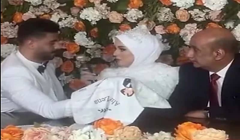 زوجة البلوجر المصري أحمد إبراهيم تعقد قرانها بدلاً من المأذون