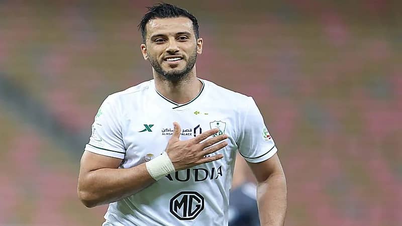 السومة يحتفل بصعود الأهلي لدوري روشن