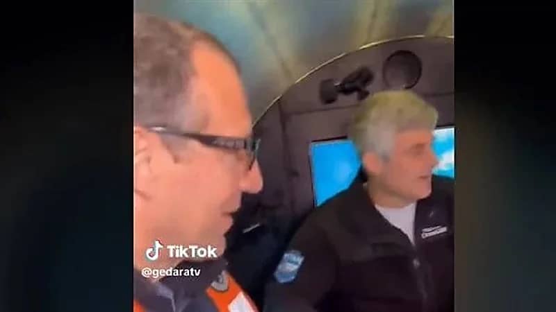 الكشف عن اللايف الأخير لركاب الغواصة تيتان قبل انفجارها .. فيديو