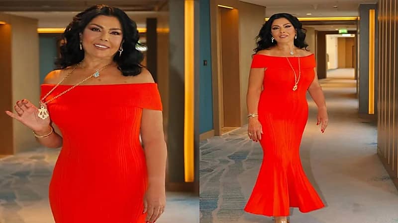 أحدث إطلالة لـ أم عصام بطلة باب الحارة..صور