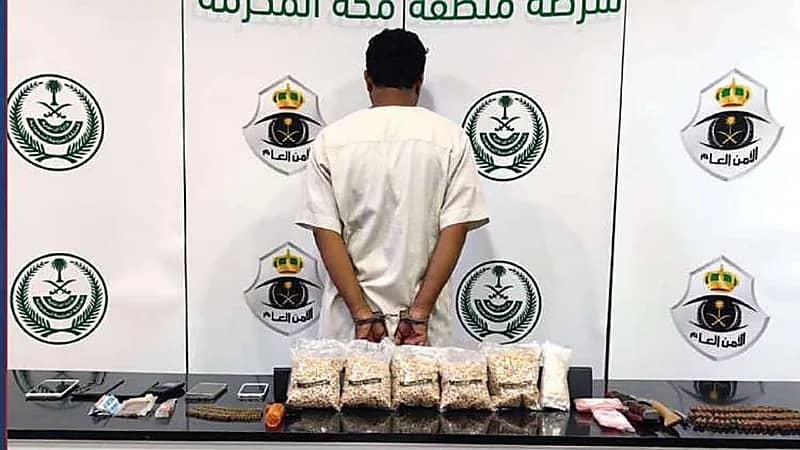 ضبط 10,506 من أقراص الإمفيتامين المخدر داخل منزل تحت الإنشاء