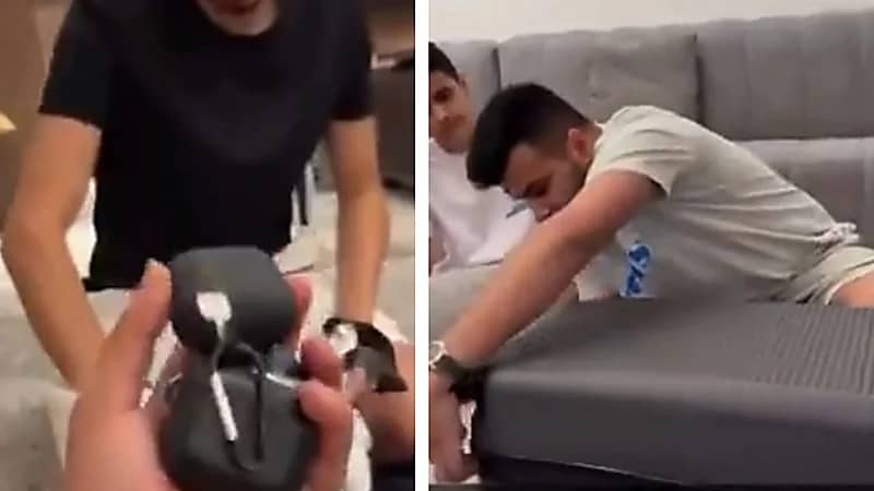 أسرة تفتش حقيبة عاملتهم المنزلية قبل سفرها ليتفاجئوا بما وجدوا داخلها..فيديو