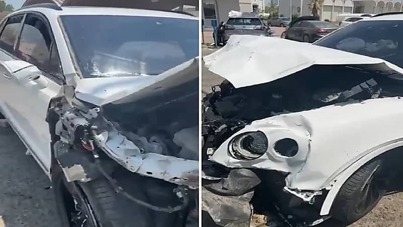 أول ظهور لسيارة فاطمة المؤمن التي تسببت في وفاة شخصين..فيديو