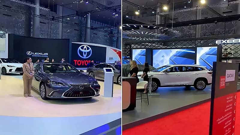 أحدث موديلات السيارات في معرض دولي بقطر.. فيديو