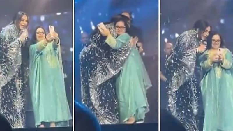 أحلام تُلبي رغبة فتاة من ذوي الهمم وتلتقط صور معها.. فيديو