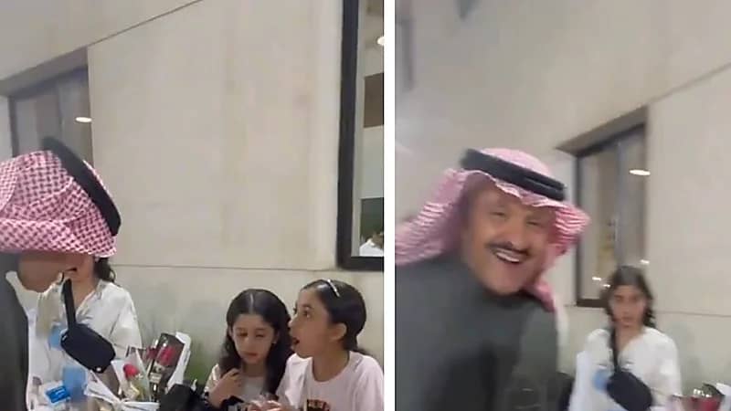 عفوية الأمير سلطان بن سلمان مع طفلة تبيع ويُعلق : كريمة والله .. فيديو