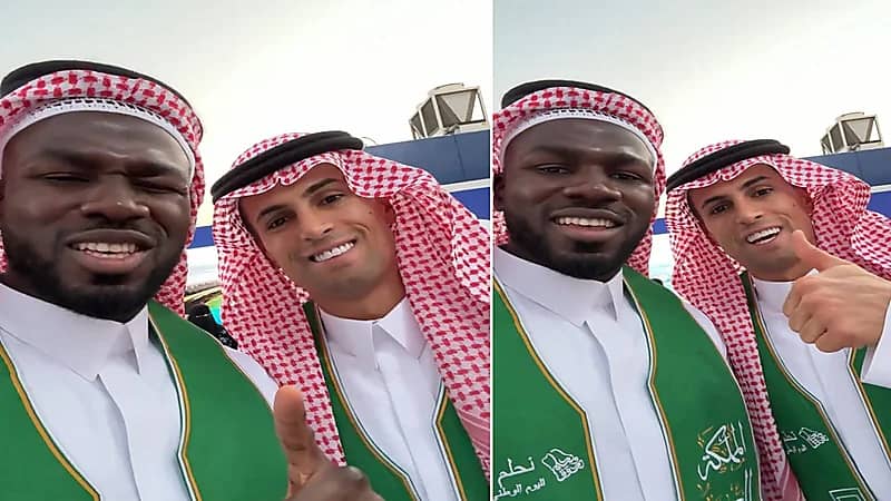 كانسيلو وكوليبالي يحتفلان باليوم الوطني السعودي