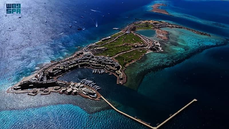 افتتاح جزيرة سندالة للسياحة الفاخرة على البحر الأحمر .. صور