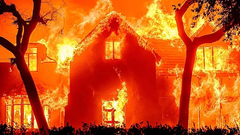 أمريكي: لوس أنجلوس اُبتليت بهذه الكارثة بسبب انتشار الشواذ فيها ..فيديو