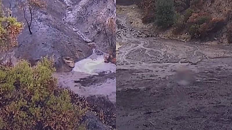 ‎فيضانات وانهيارات أرضية تضرب لوس أنجلوس بسبب الأمطار   .. فيديو