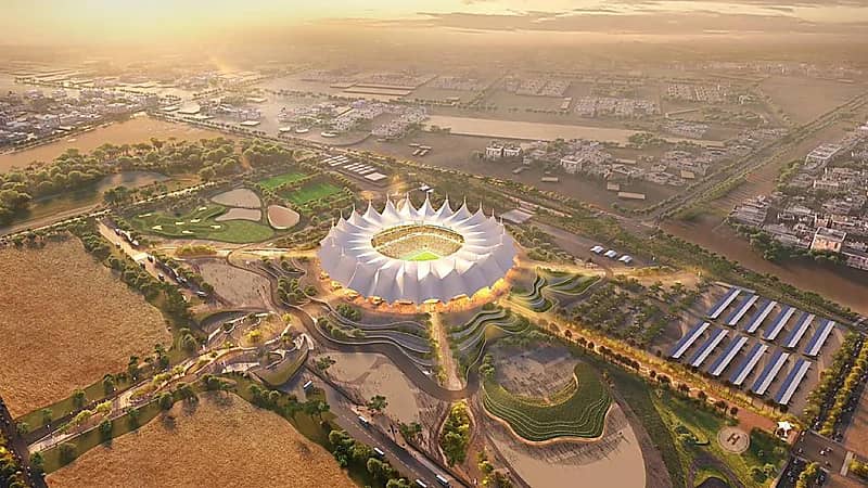 أحدث لقطات لأعمال تطوير استاد الملك فهد ..صور