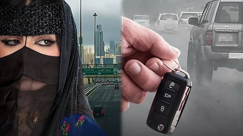 الكويت تقر عقوبة التجول بالسيارة داخل المدن دون مبرر والقيادة بالبرقع أو النقاب