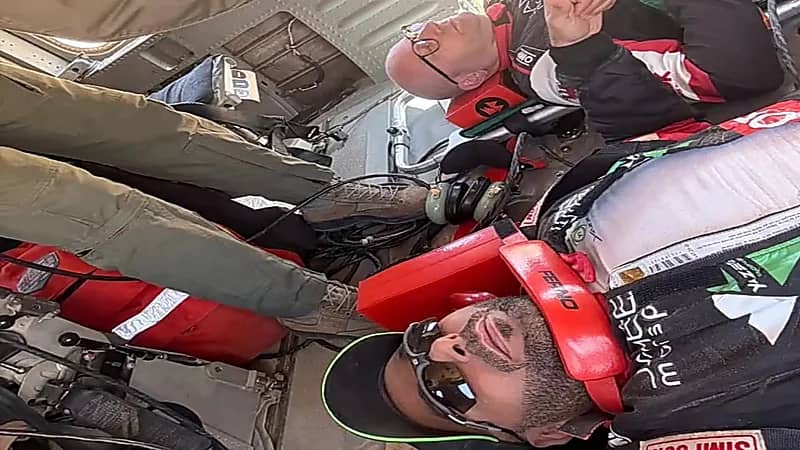 يزيد الراجحي يغادر رالي باها الأردني بعد تعرضه لحادث.. فيديو