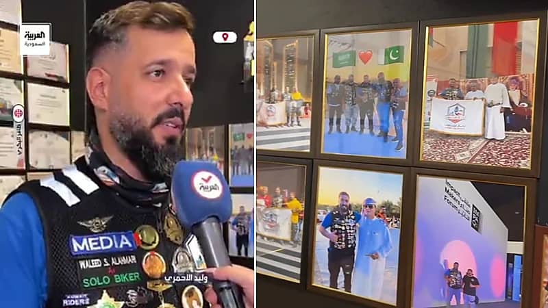 الأحمري يروي كيف تحولت هوايته بالدراجات النارية إلى احتراف ومنصة رائدة في عسير.. فيديو