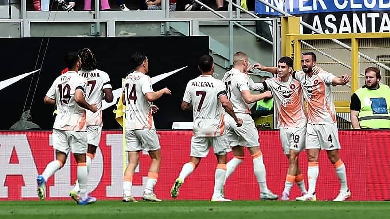 روما ينتصر على إنتر ميلان بهدف وحيد