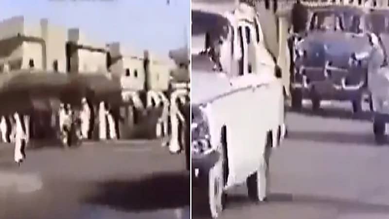 لقطات نادر جداً لشارع البطحاء بالرياض في الستينيات.. فيديو