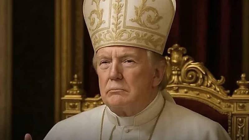 ترامب ينشر صورة له بزي بابا الفاتيكان