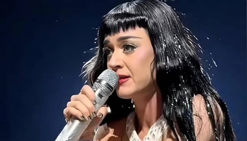 كاتي بيري توبيخ معجبًا خلال حفل غنائي في ولاية نيفادا.. فيديو