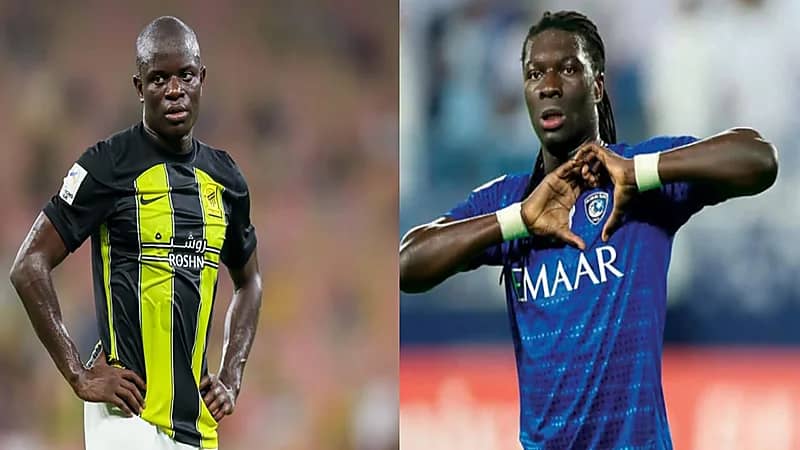 صورة تجمع كانتي وغوميز تثير الجدل وجماهير الهلال والاتحاد تُرحب