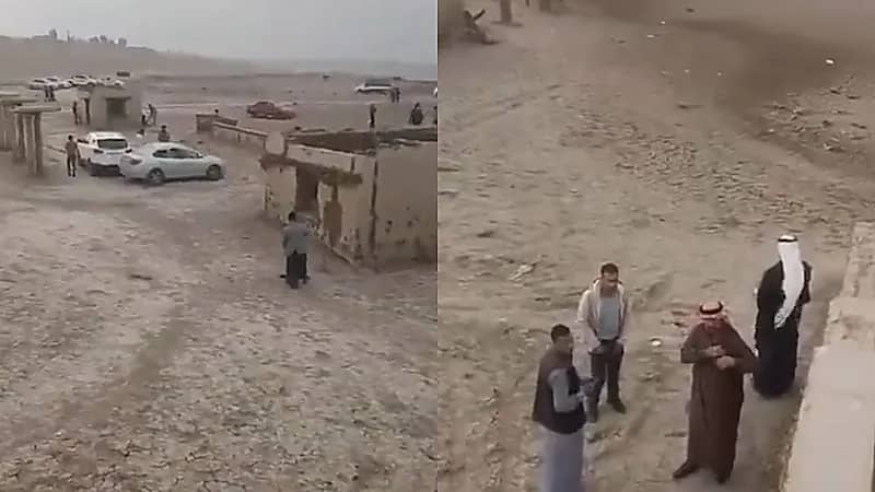 بلدة عراقية تظهر بعد 54 عامًا من الغرق بسبب جفاف بحيرة .. فيديو