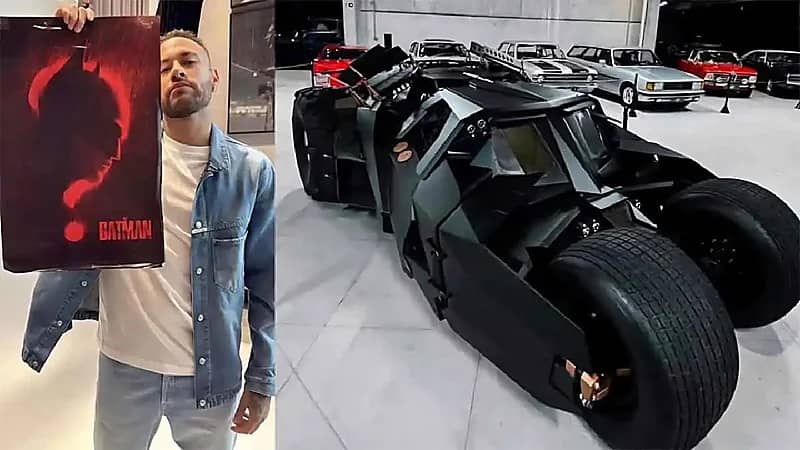 نيمار يضم باتموبيل إلى مجموعته الفاخرة والقوانين تمنعه من قيادتها .. فيديو-صور