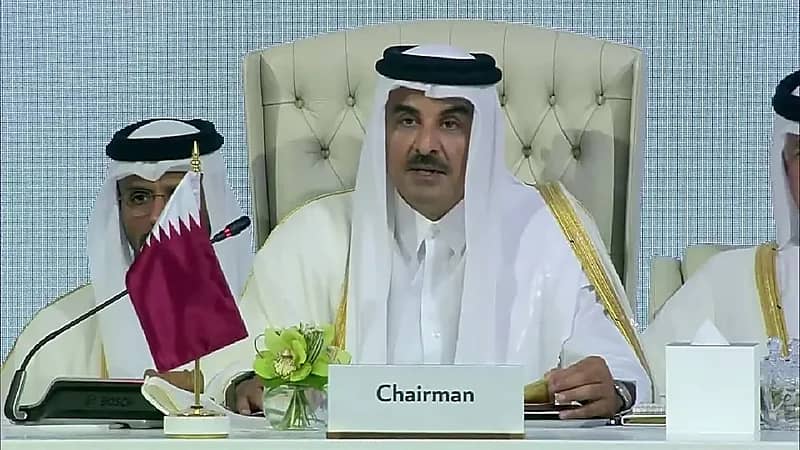 أمير قطر: إسرائيل تكذب بشأن المفاوضات وتستهدف السياسيين والبلد الوسيط.. فيديو
