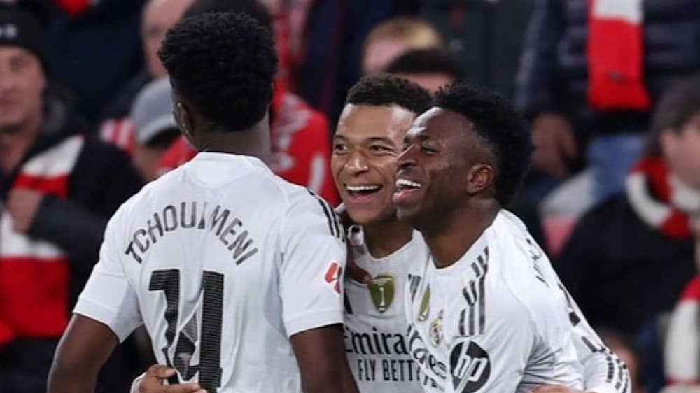 ريال مدريد يكتسح أتلتيك بلباو بثلاثية نظيفة