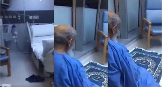 رغم مرضه ومكوثه في المستشفى.. رجل لا يتوقف عن قيام الليل