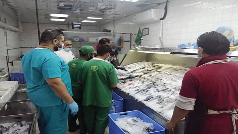 ضبط 3 أطنان من الأسماك الفاسدة خلال حملات بالقطيف