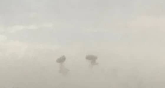 اعتراض صاروخ باليستي في سماء نجران