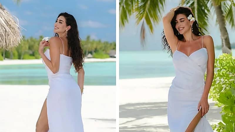 ياسمين صبري تشعل الأجواء بإطلالة جريئة والجمهور: أحلى من جورجينا .. صور