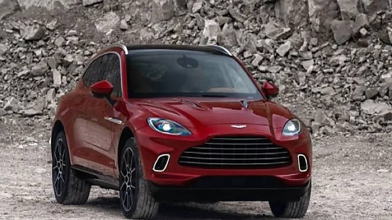 صور تجسسية تكشف عن مواصفات أستون مارتن DBX