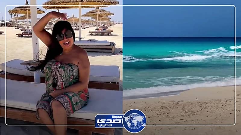 ظهور جرئ لـ فيفي عبده على البحر .. فيديو