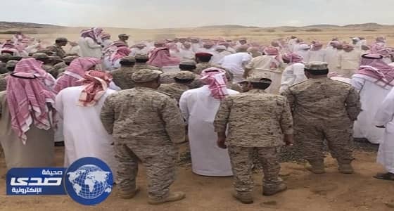 تشييع جثمان الشهيد “ الأحمري ” إلى مثواه الأخير