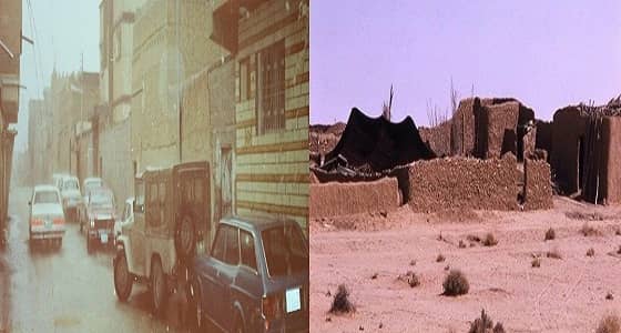 صور نادرة لمدينة بريدة لحظة هطول الأمطار عليها قديمًا