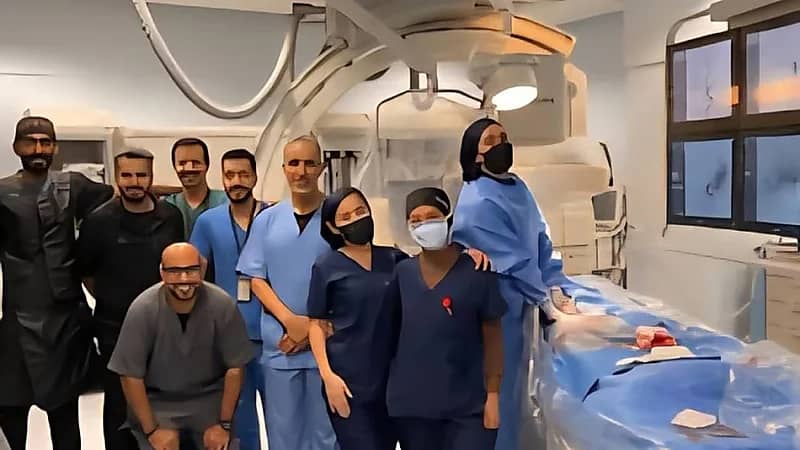 بوقت قياسي.. فريق مسار السكتات الدماغية ينقذ حياة مريضة
