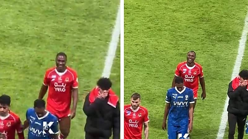 ردة فعل مفاجئة لإيغالو عقب خسارة الوحدة أمام الهلال .. فيديو