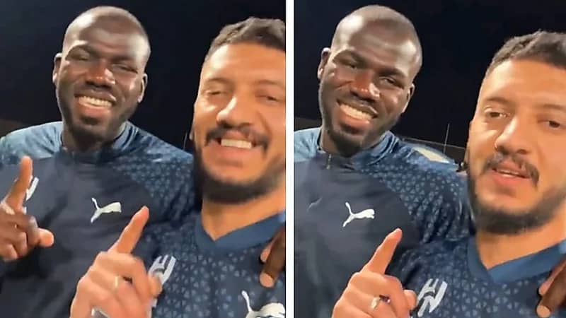 كوليبالي يردد : الهلال .. لا إله إلا الله .. فيديو