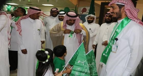 مستشفى السليل العام يحتفل باليوم الوطني 88