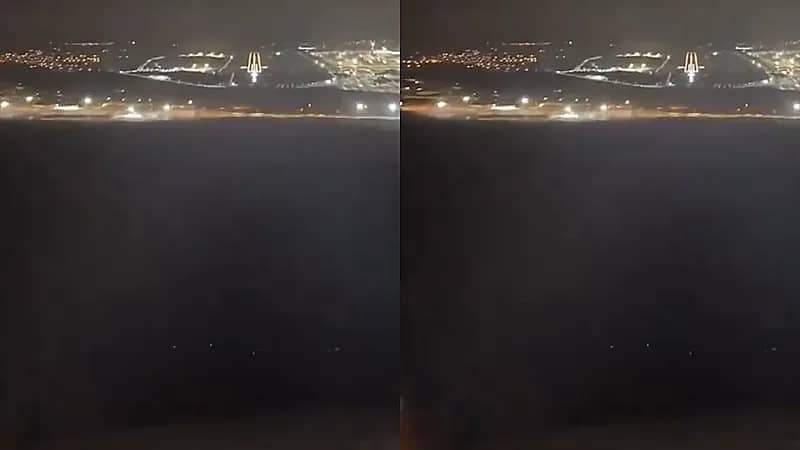 مشهد ساحري للغيوم ليلاً من السماء .. فيديو