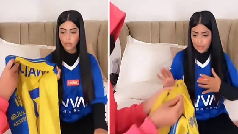 ريما العنزي تسخر من قميص رونالدو .. فيديو