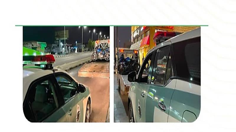 المرور يضبط 468 دراجة آلية مخالفة