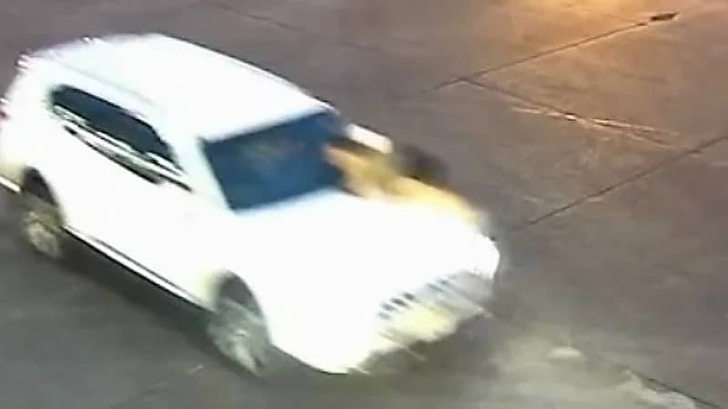 شاهد.. أم تتصدى لمحاولة سرقة سيارتها وتحاول انقاذ أطفالها