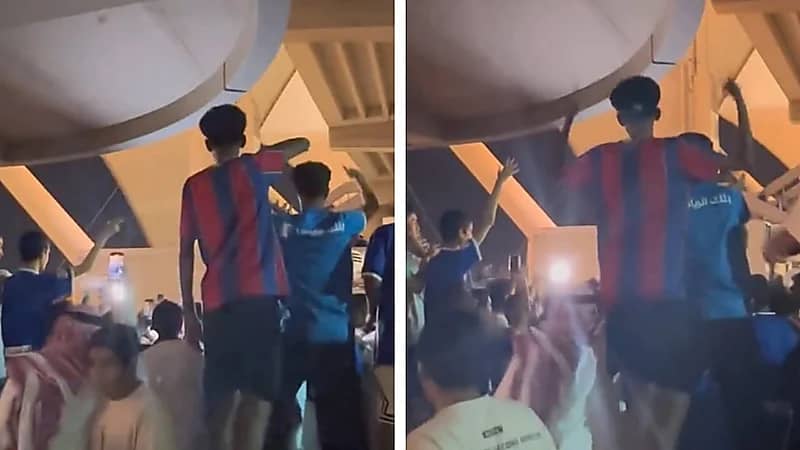 جماهير الهلال بعد ثلاثية الحزم : هاتوا النصراوي .. فيديو