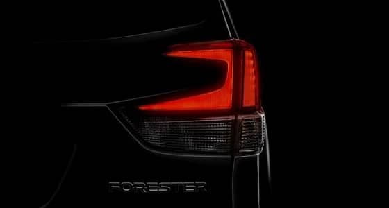 صورة تشويقية لـ " سوبارو فورستر 2019 " قبل ظهورها في معرض نيويورك