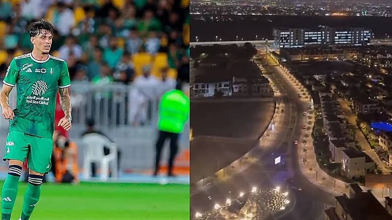 ردة فعل زوجة مدافع الأهلي إيبانيز على صوت الأذان في جدة .. فيديو