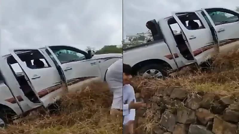 فيديو.. العناية الإلهية تنقذ مواطنين من الموت إثر سقوط سيارتهم بجبال فيفاء