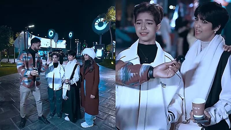 شاب يتحدى انتصار الشريف وبناتها بمعرفة أعلام الدول .. فيديو