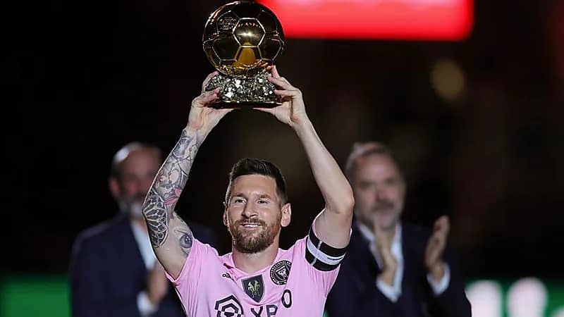 ميسي يتوج بجائزة أفضل رياضي لعام 2023