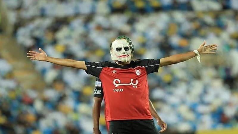 "البركاوي" يكشف عن سر اتدائه قناع الجوكر بعد تسجيله هدف في شباك التعاون 